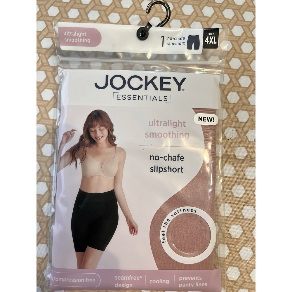 Jockey  Essentials Seamfree Smoothing No-Chafe Slipshort Light Size 4XL Women‎